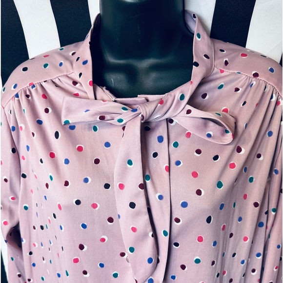 Ecco-too by Eccobay Vintage Polka Dot Blouse - Picture 3 of 6